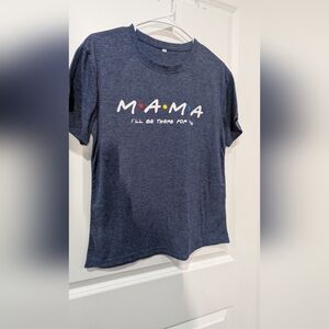 Navy Blue Graphic Kids T-Shirt